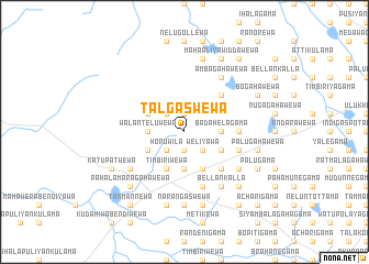 map of Talgaswewa