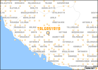 map of Talgasyaya