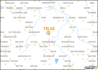 map of Talge