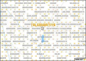 map of Talgodapitiya