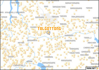 map of Talgot-tong