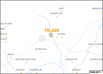 map of Talgua