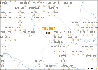 map of Talgua