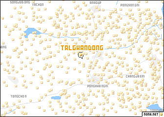 map of Talgwan-dong