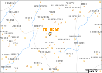 map of Talhado