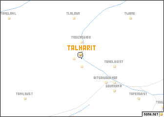 map of Talharit