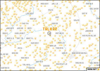 map of Talhār