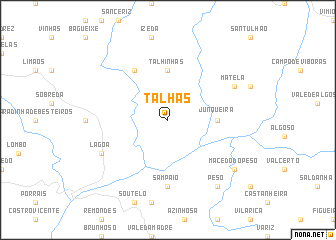 map of Talhas