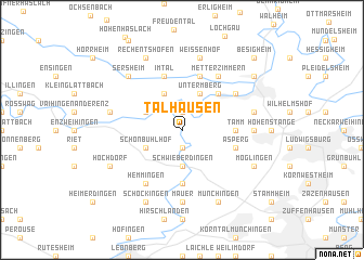 map of Talhausen