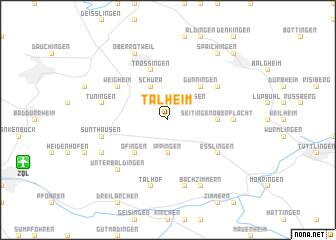 map of Talheim