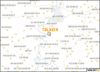 map of Talheim