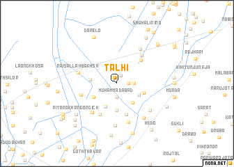 map of Talhi