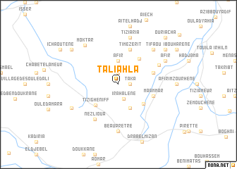 map of Taliahla