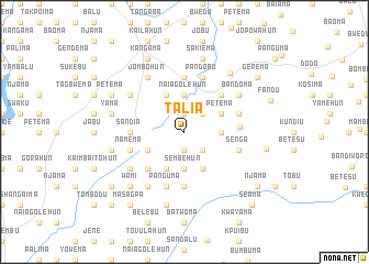 map of Talia