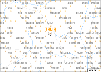 map of Talia