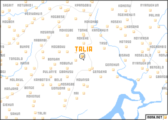 map of Talia