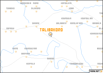 map of Talibakoro