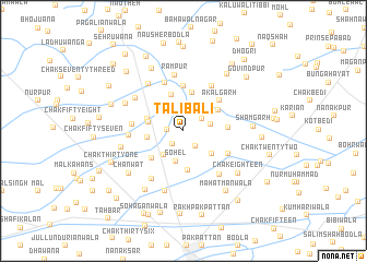 map of Tālib Ali