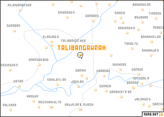 map of Ţālibān Gawrah