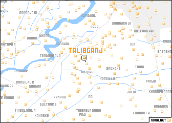 map of Tālibganj