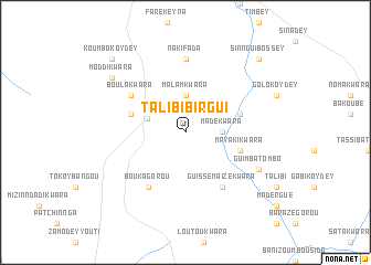 map of Talibi Birgui