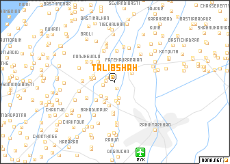 map of Tālib Shāh