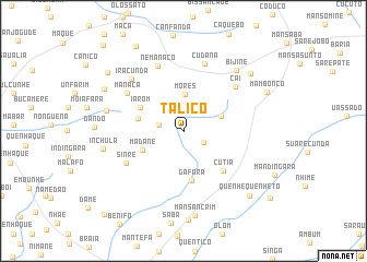 map of Talicó
