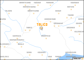 map of Talico