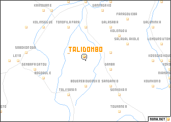 map of Talidombo