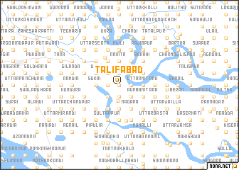 map of Talifābād