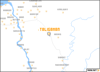 map of Taligaman