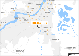 map of Taliganja