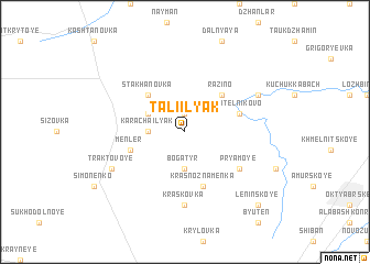 map of Tali-Ilyak