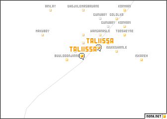 map of Taliissa