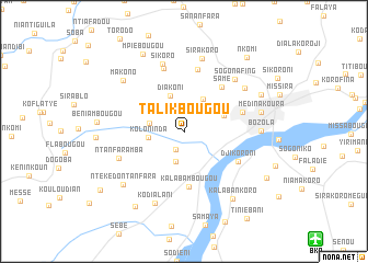 map of Talikbougou