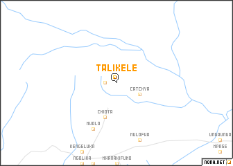 map of Talikele