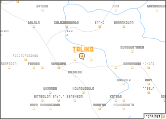 map of Taliko