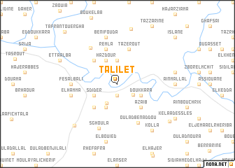 map of Talilet