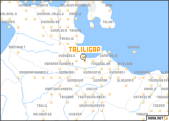 map of Taliligap