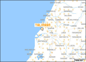 map of Talinaan