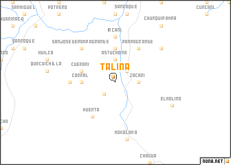 map of Talina