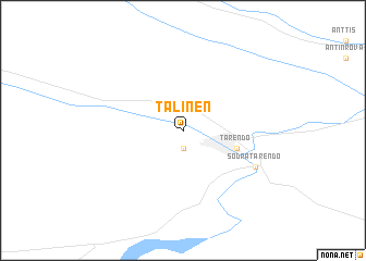 map of Talinen