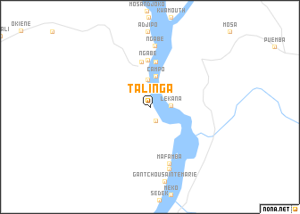 map of Talinga