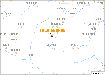 map of Talingbakas