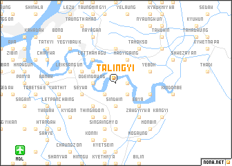 map of Talingyi