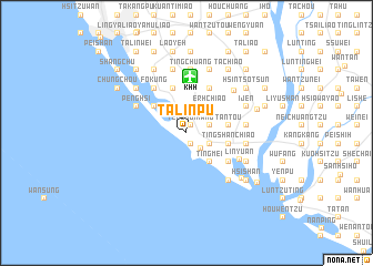 map of Ta-lin-pu