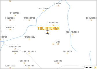 map of Talintoaga