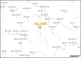 map of Talipan