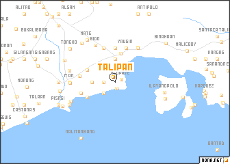 map of Talipan