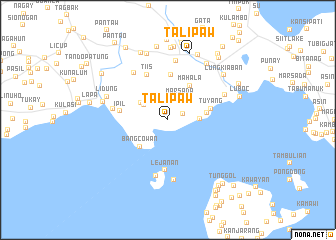 map of Talipaw